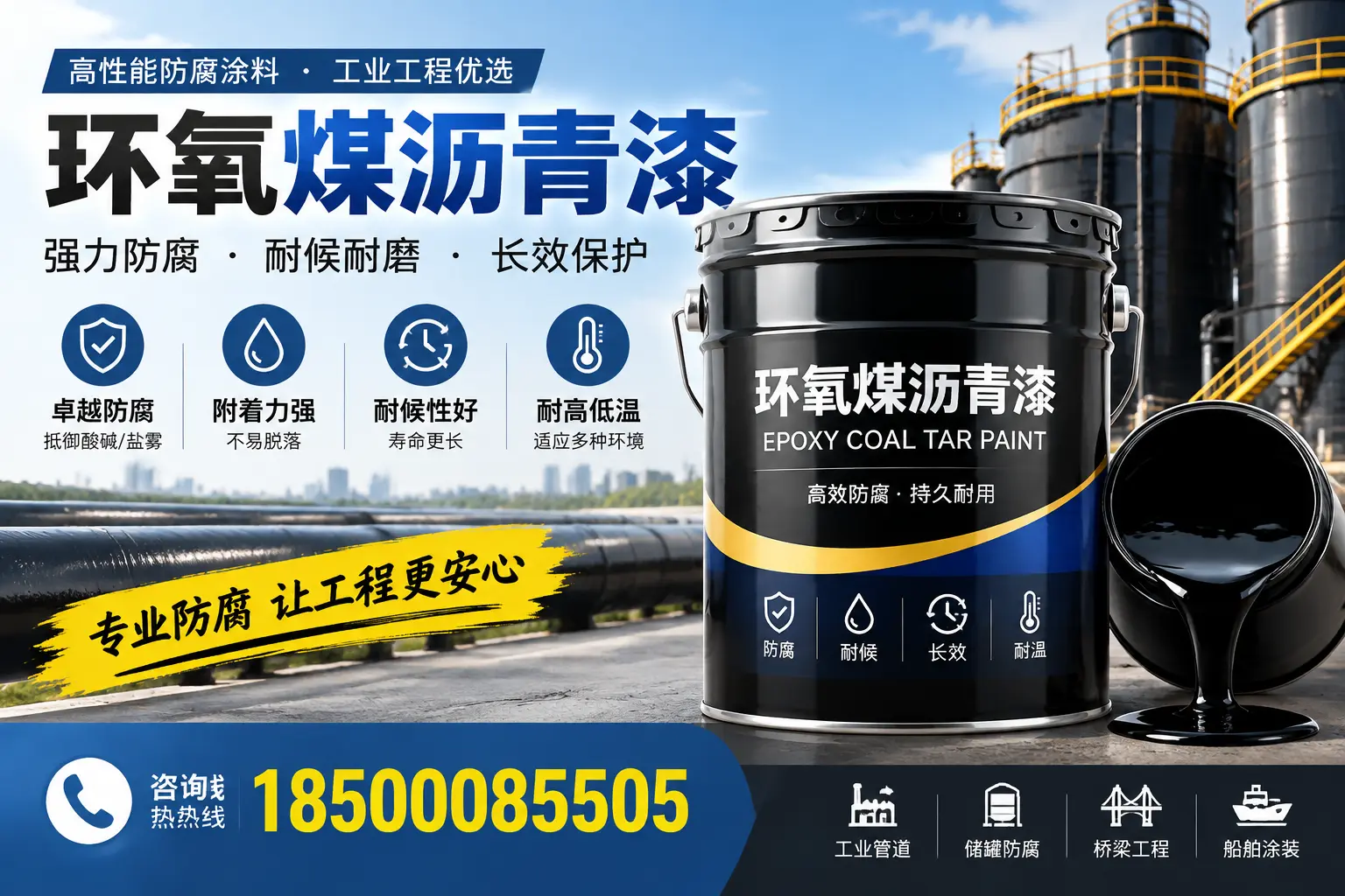 环氧煤沥青漆的施工方法与注意事项,确保在安阳顺利完成