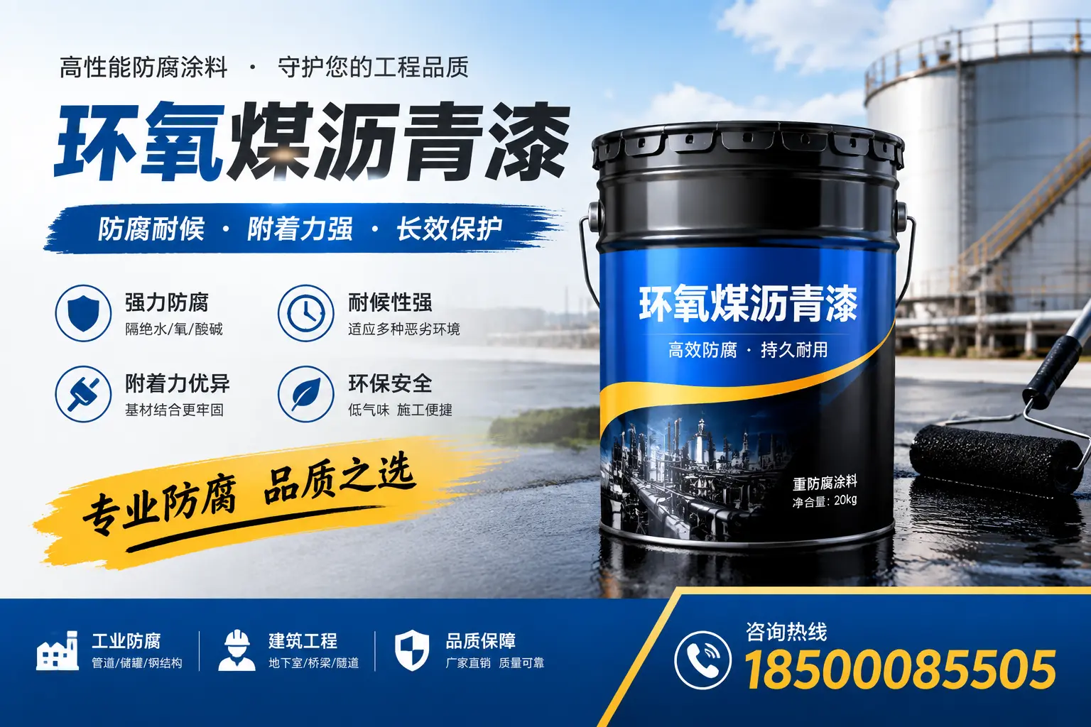 如何选择适合的环氧煤沥青漆?安阳市场选型指南